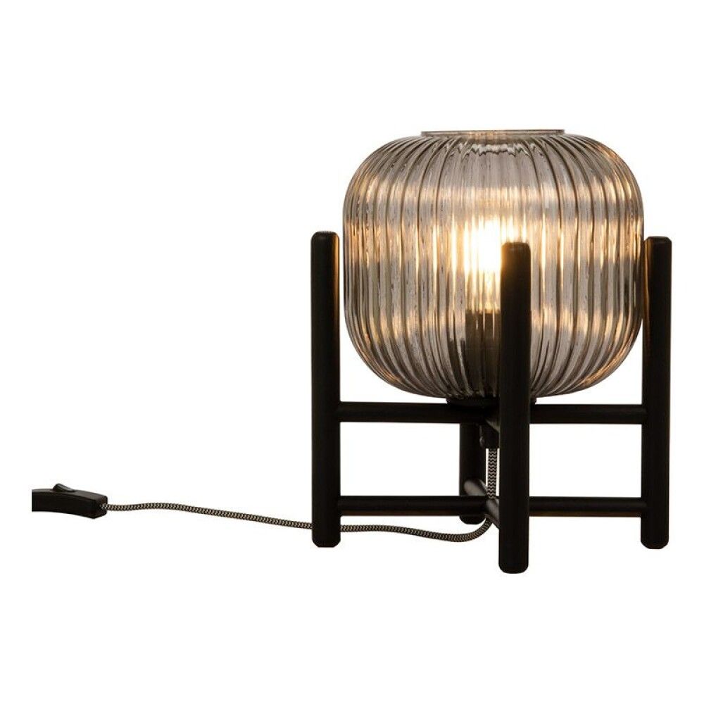 BORDLAMPE VINDA LITEN SVART/RØYK E27