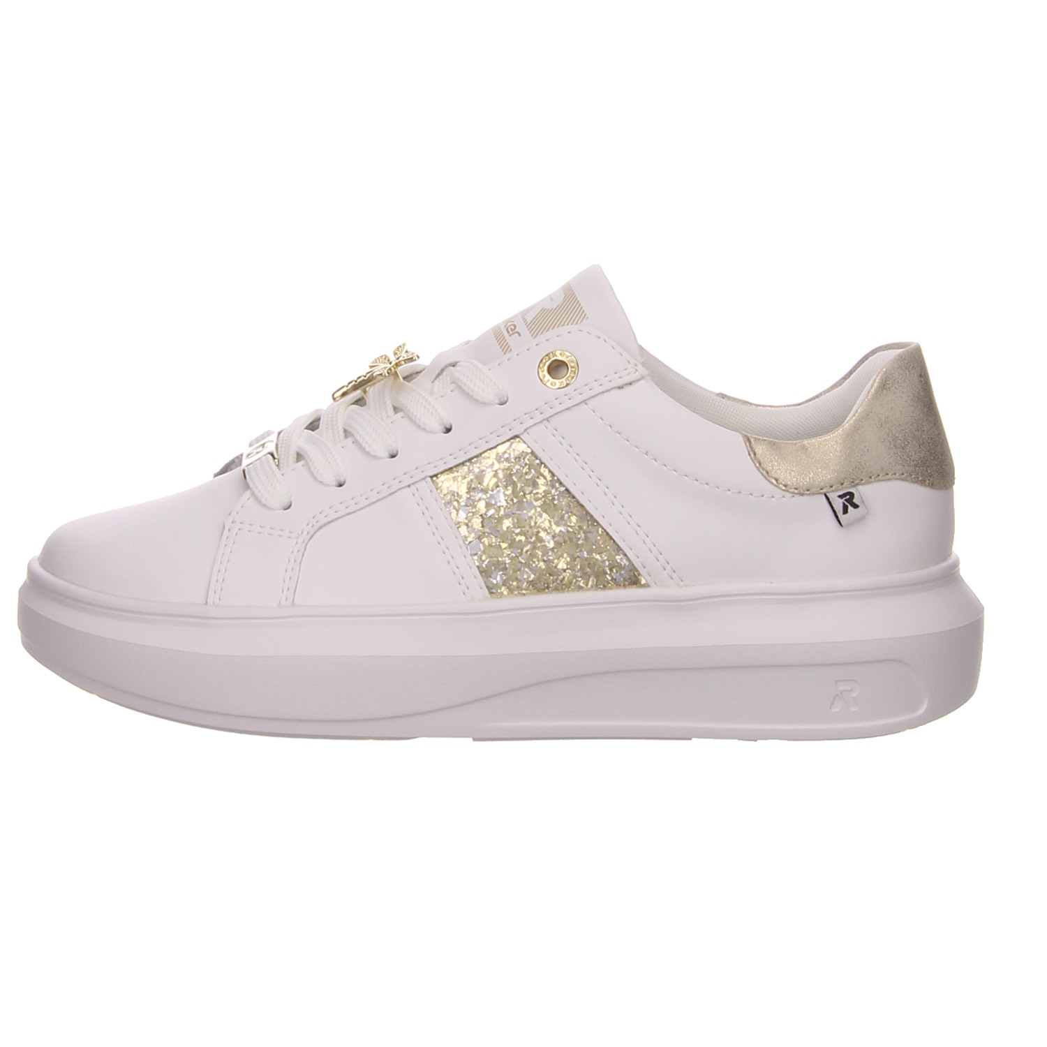Rieker Sneaker weiß weiss/weiss kombi