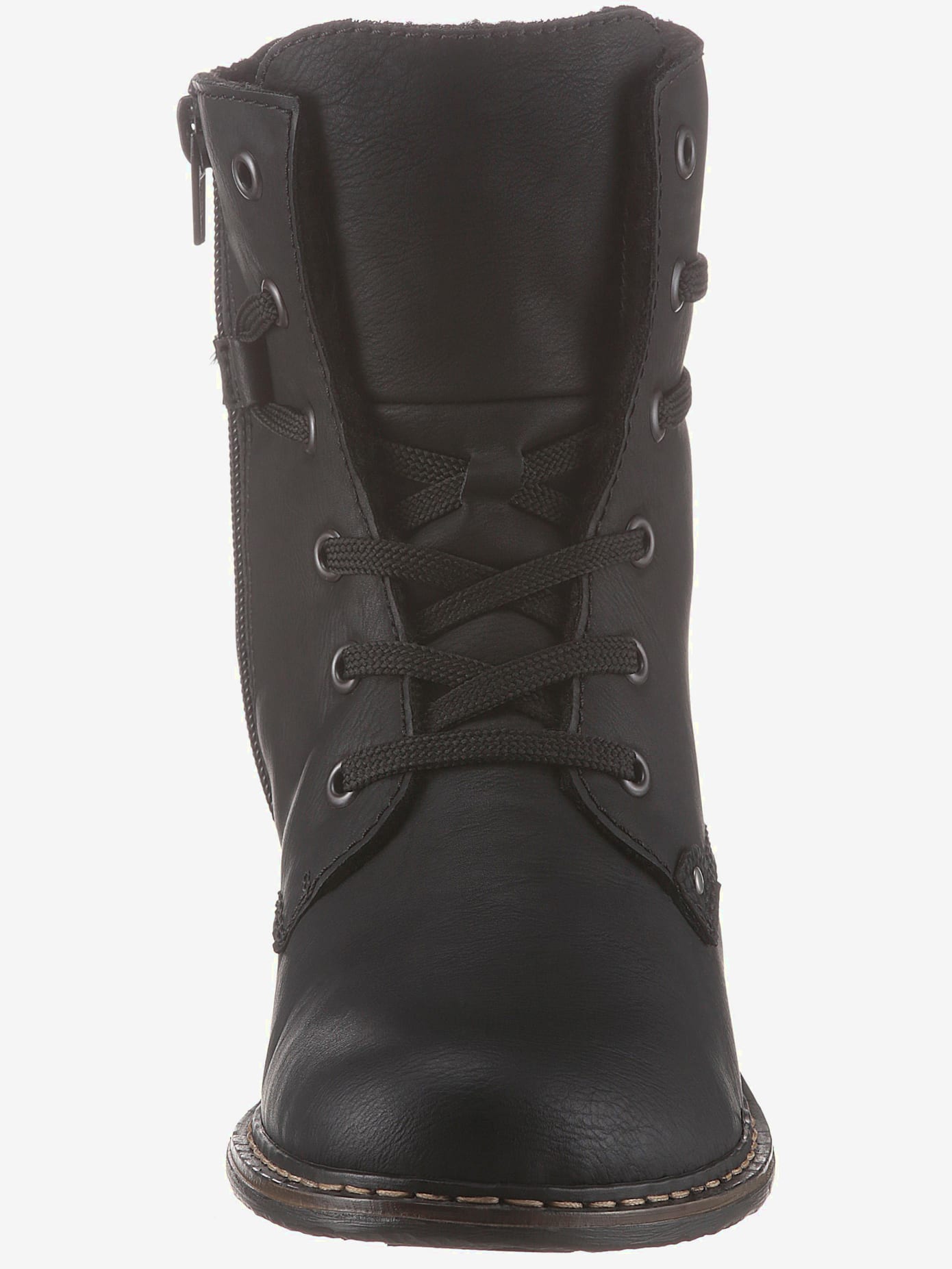 Bottines à lacets design sobre