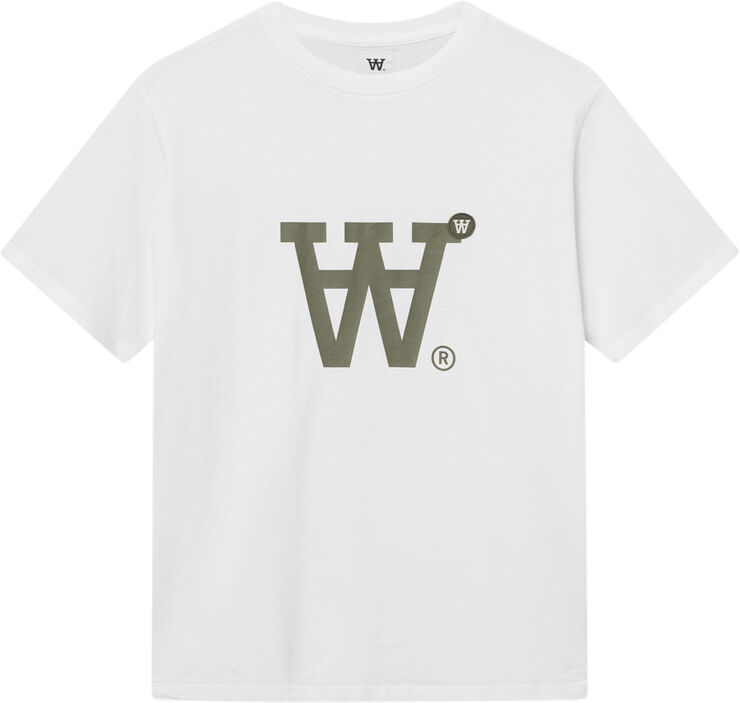 Wood Wood WWAce Big Logo & Badge T-shirt White