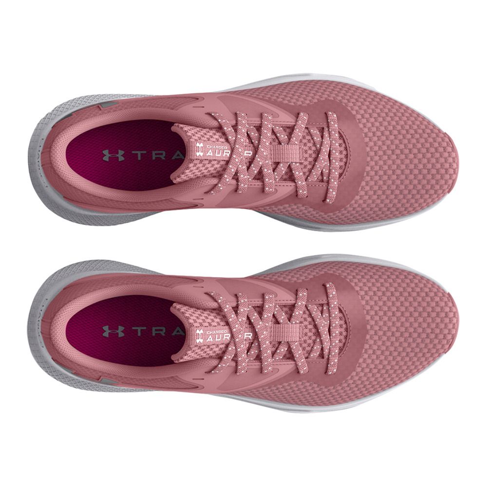 Under Armour UA CHARGED AURORA 2 - Chaussures training Femme pink elixir/pink elixir/metallic silver