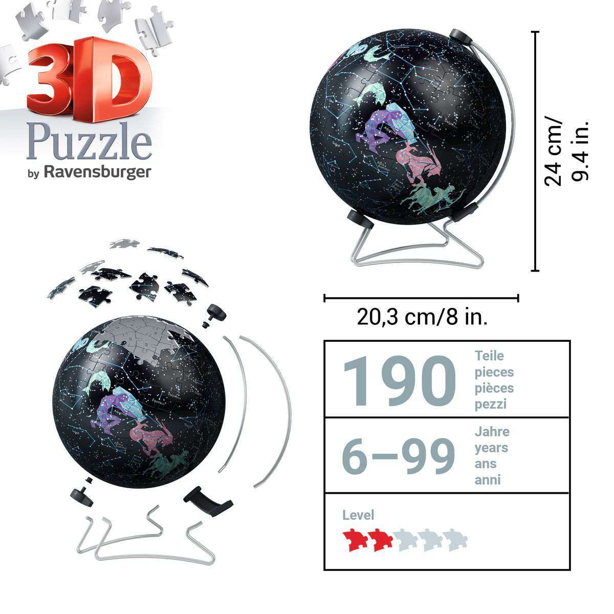 Ravensburger Spiel Starglobe Glow-in-the-Dark
