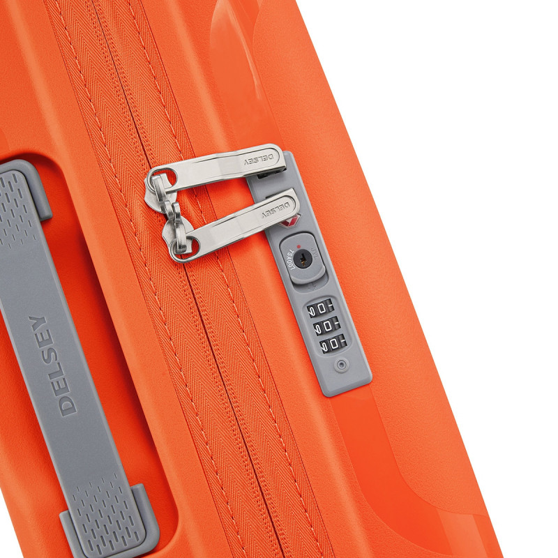 Valise cabine rigide slim Clavel 55 cm Tangerine orange