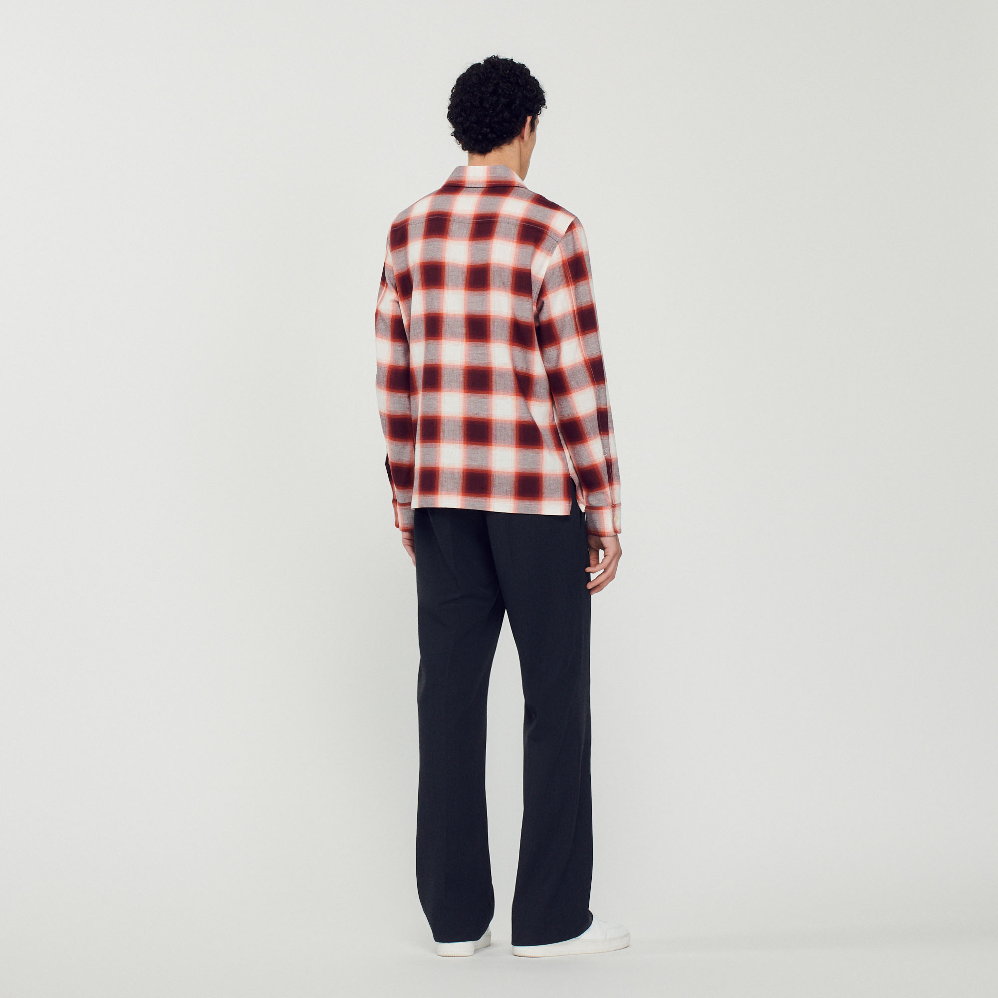 Chemise á carreaux Homme