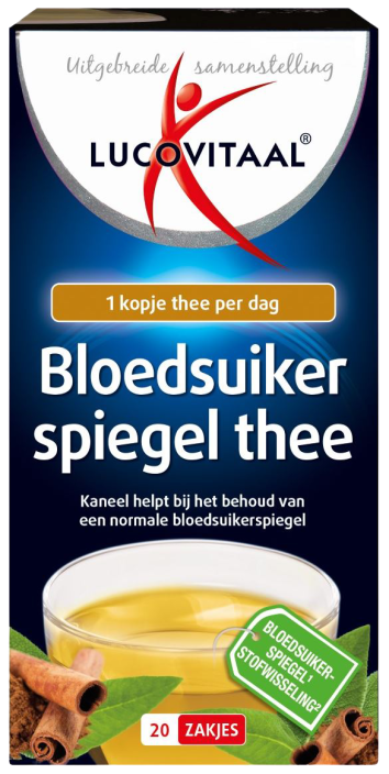 Lucovitaal Bloedsuikerspiegel Thee 20 zakjes