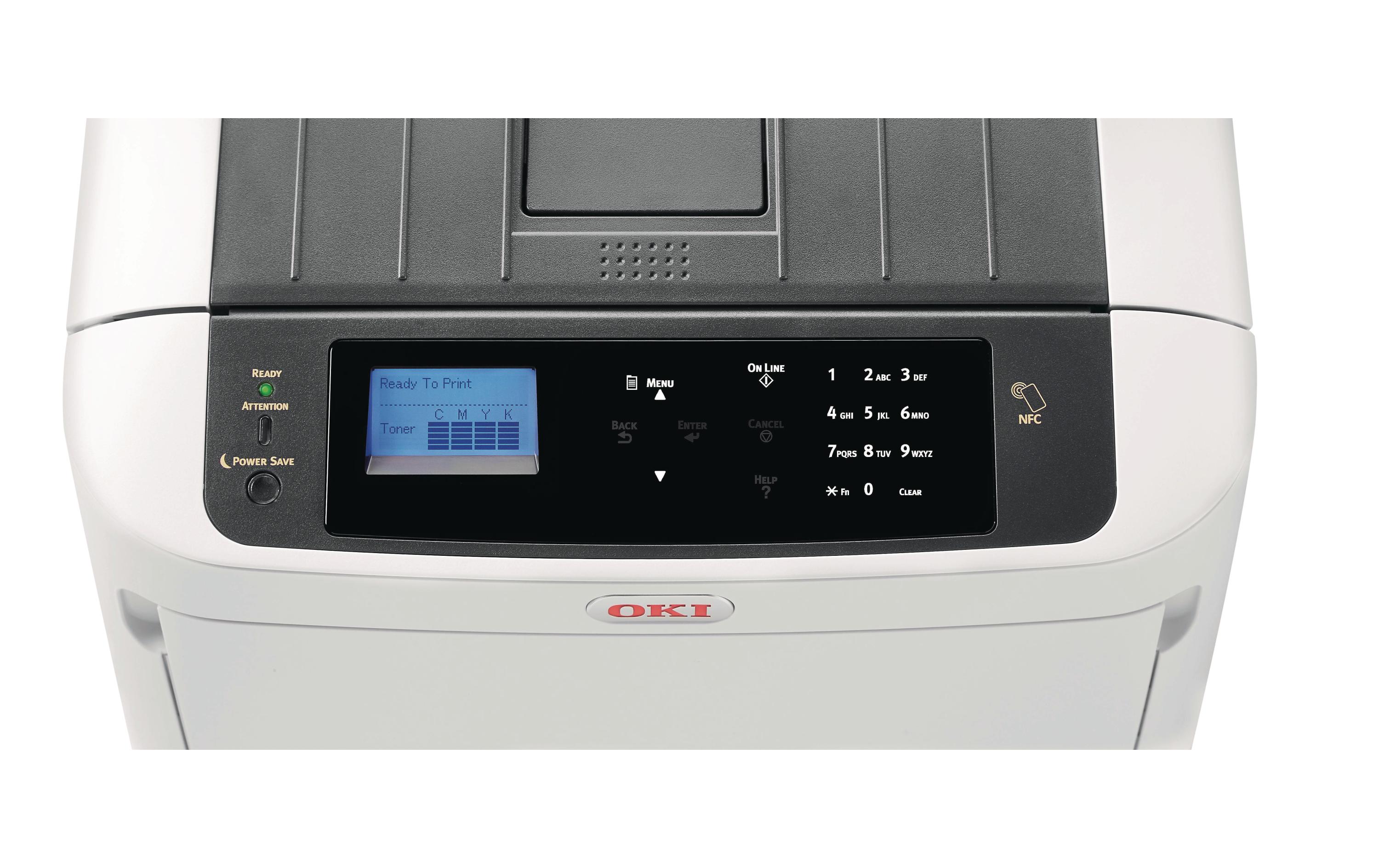 Drucker C824DN<br>Kompakter, netzwerkfähiger Farb-Laserdrucker für Formate bis A3