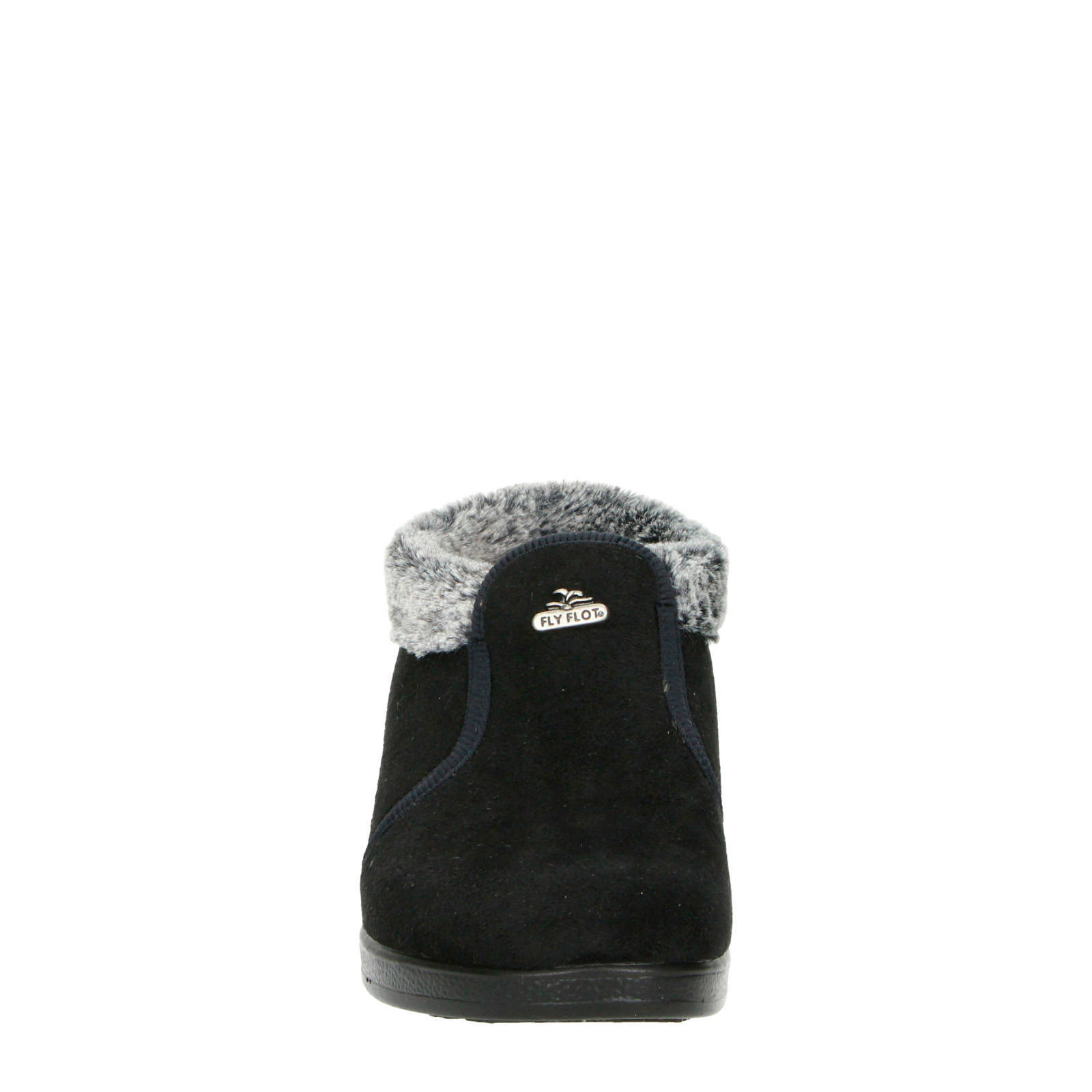 Fly Flot pantoffels zwart/grijs