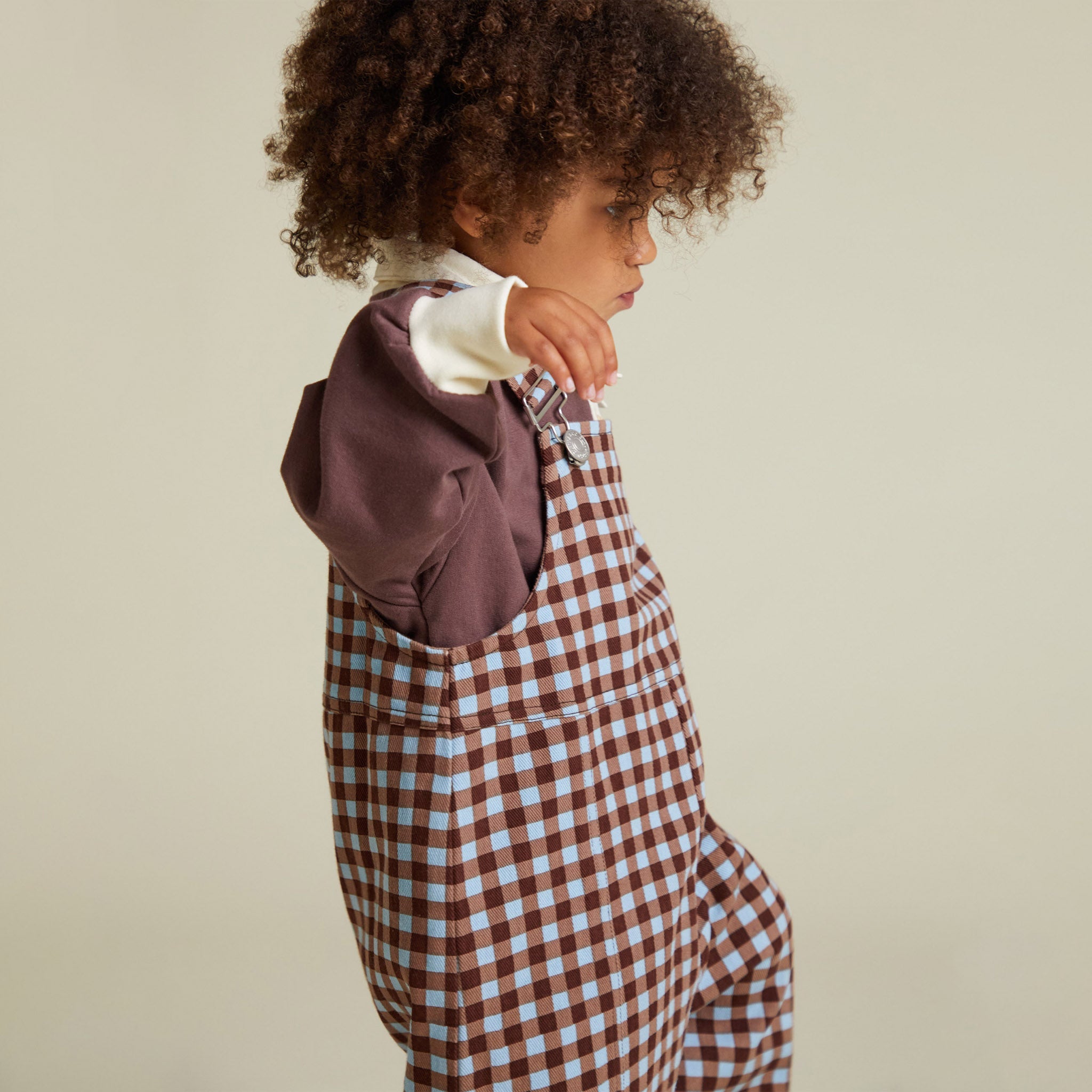 Latzhose August Sky Gingham