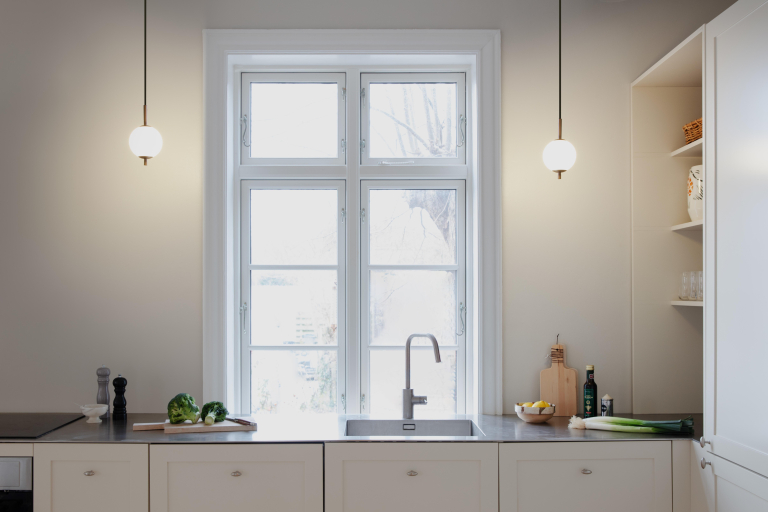 Umage Audrey 1 hanglamp LED messing/opaal