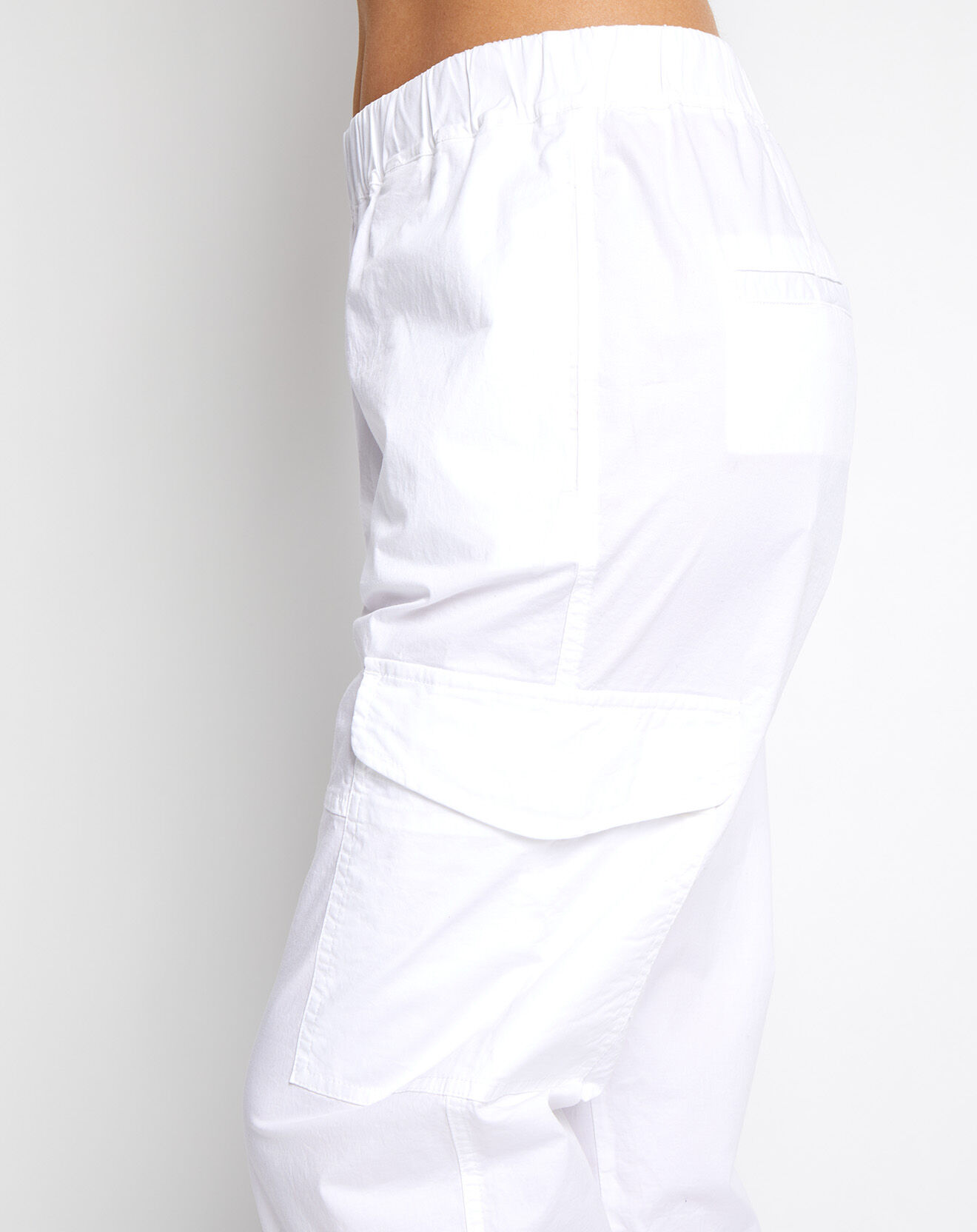 Marc O'Polo Pantalon Cargo Poche Elastique blanc