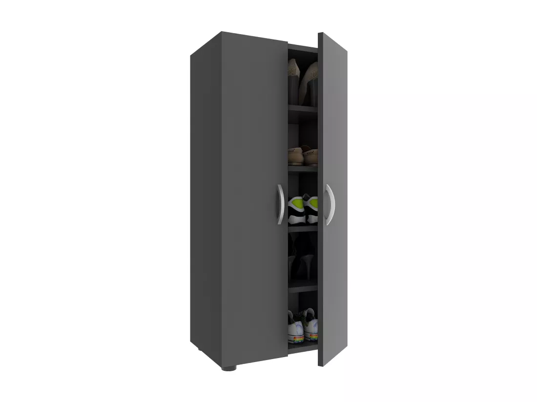 XL Bois Grande armoire à chaussures Ulas 5