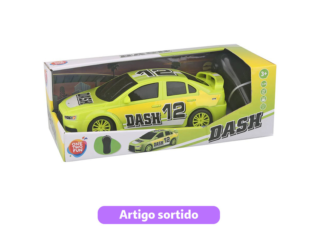 CARRO TELECOMANDADO 2 CANAIS ONE TWO FUN