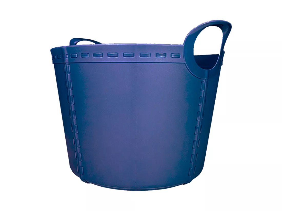 panier artisanal petit 15l violet 40x32x28