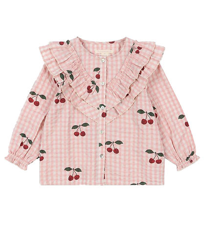 Konges Sløjd Skjorte - Kim Frill - Cherry Check