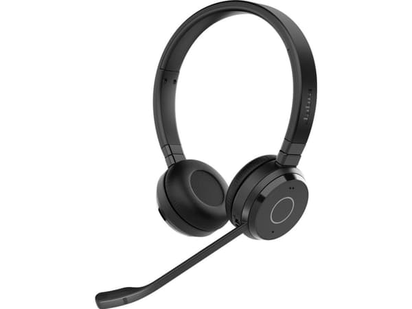 Jabra Evolve 65 TE Stereo - Hodesett - on-ear - Bluetooth - trådløs - USB-A via Bluetooth-adapter - lydisolerende - Certified for Microsoft Teams