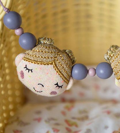 Smallstuff Kinderwagenkette - Soft Rose Ballerina