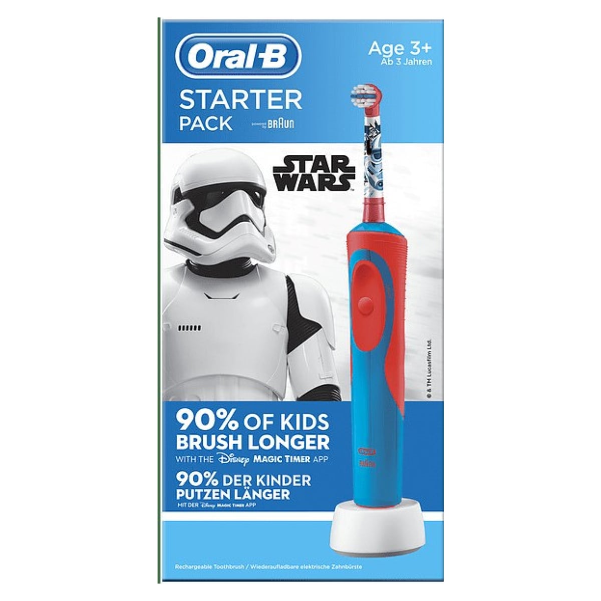 Oral-B Kids Starter Pack Star Wars elektrische Kinderzahnbürste