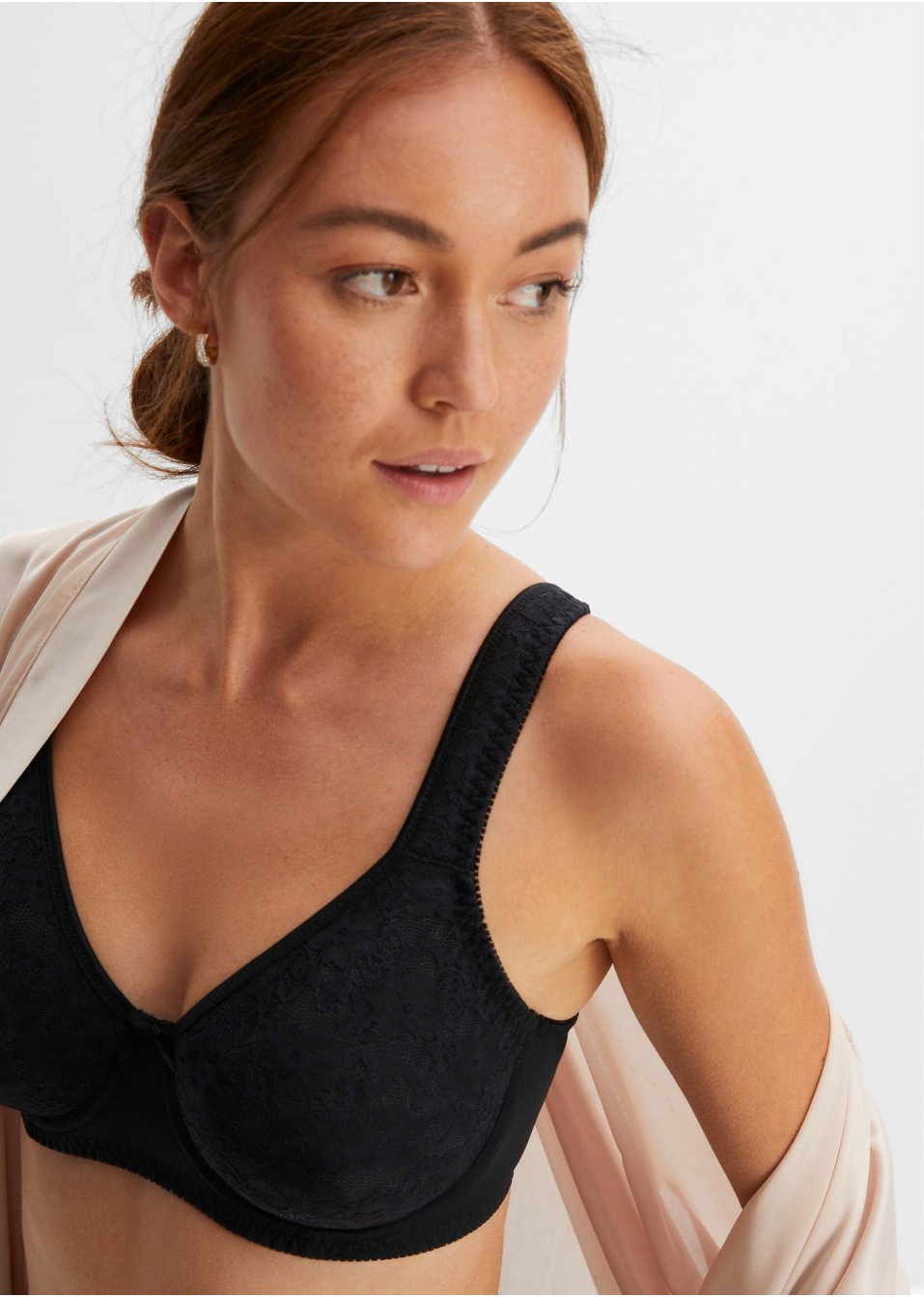 Soutien-gorge minimiseur à armatures avec polyamide recyclé