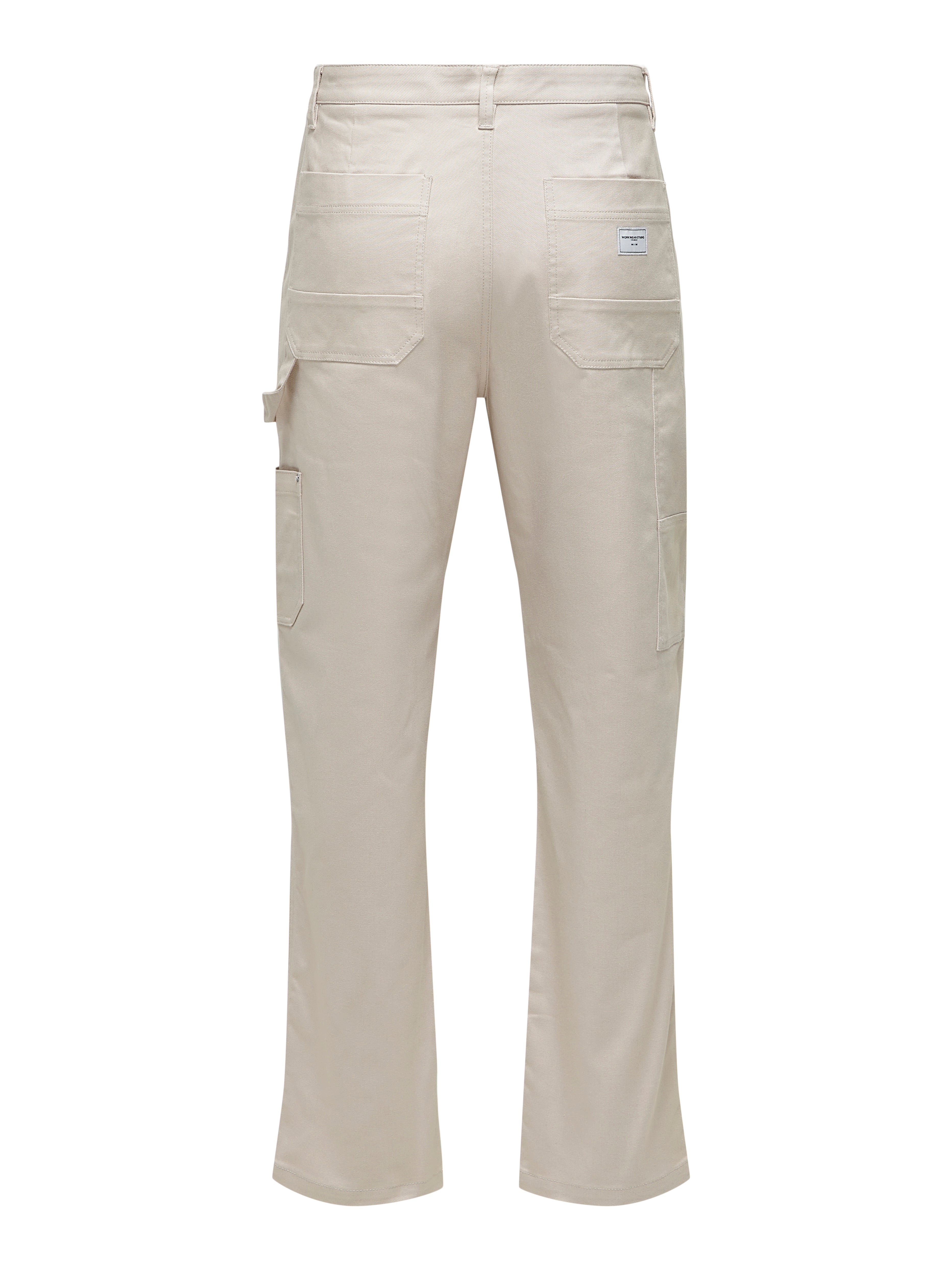 ONSEDGE Gerade geschnitten Hose Silver Lining