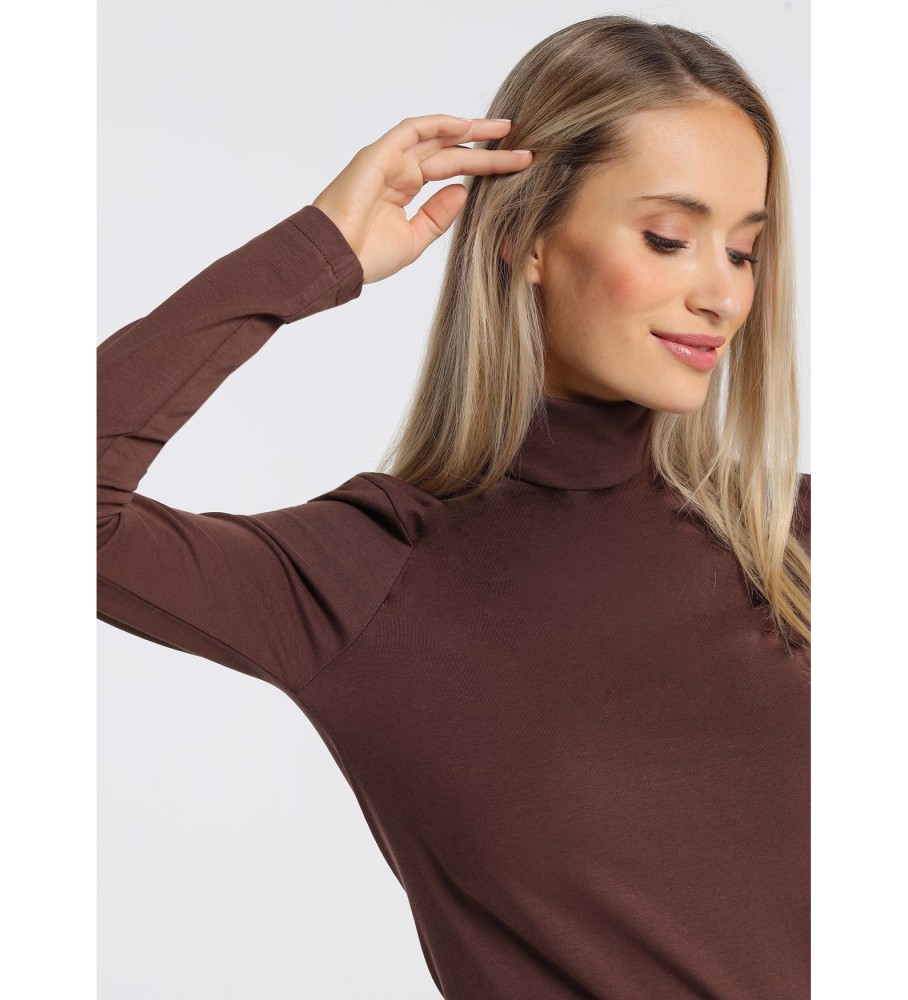 Camiseta de manga comprida Lois 132104 Marrom