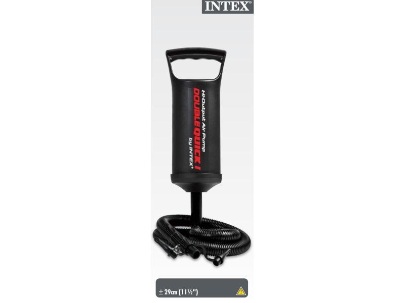 Intex Handpumpe Double Quick I Schwarz Kleine Handpumpe