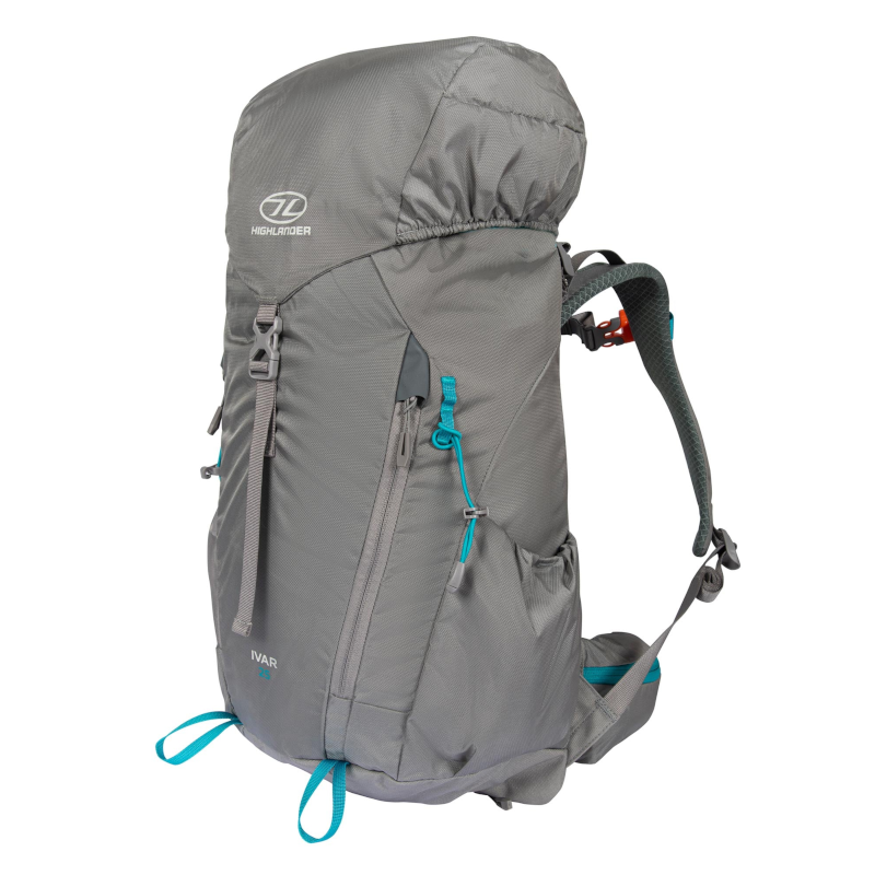 Highlander ivar 25l dames rugzak - grey