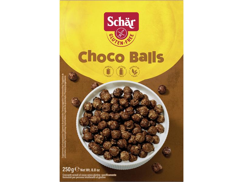 Dr.Schär Cerealien Choco Balls glutenfrei 250 g Frühstückscerealien mit Schokoüberzug