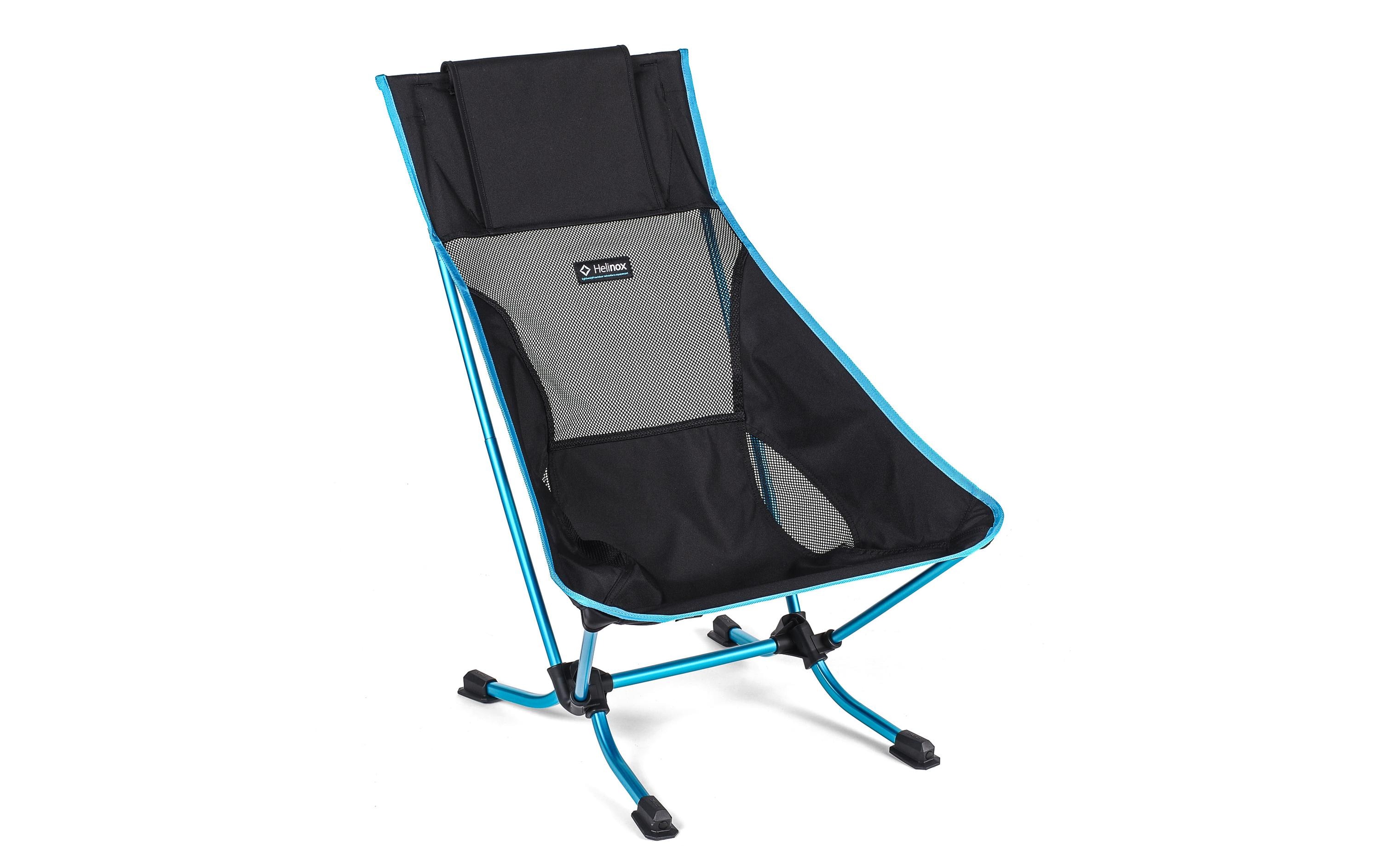 Campingstuhl Beach Chair Black/Cyan Blue<br>Campingstuhl