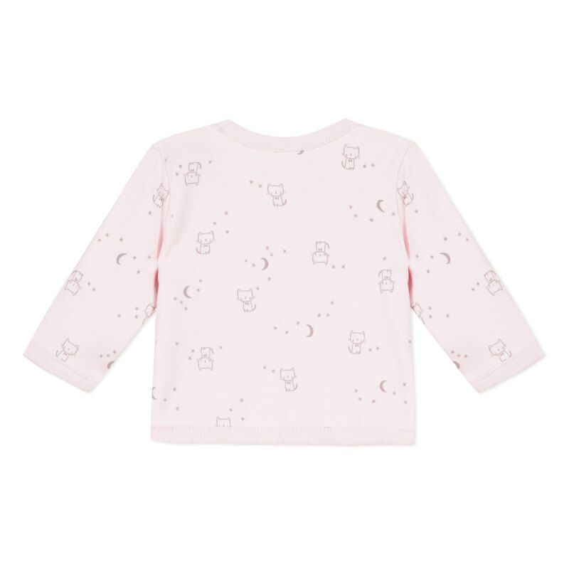 Veste réversible rose motifs chats naissance Absorba Aucune nuance