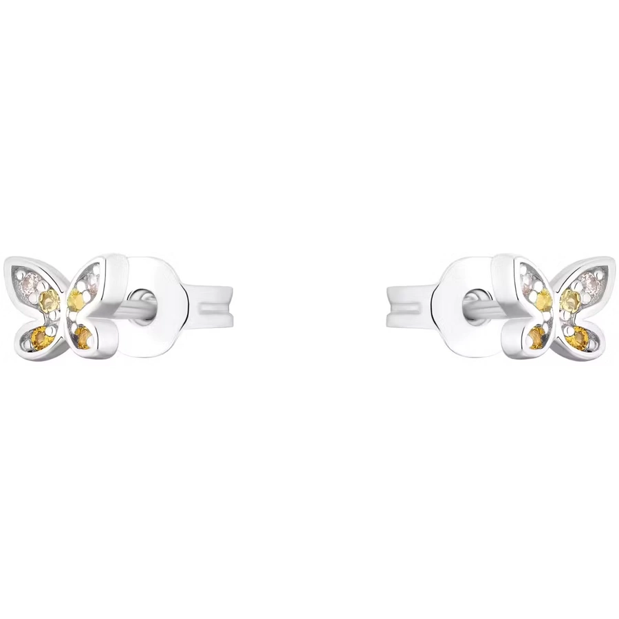 Prinzessin Lillifee Kinder-Ohrringe Schmetterling Ohrstecker Silber silver