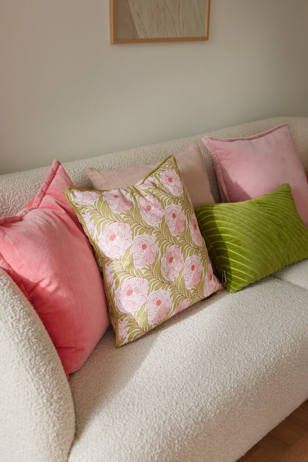 Cozy Living  Maddie pyntepude, Fern Green - 30 x 50 cm.
