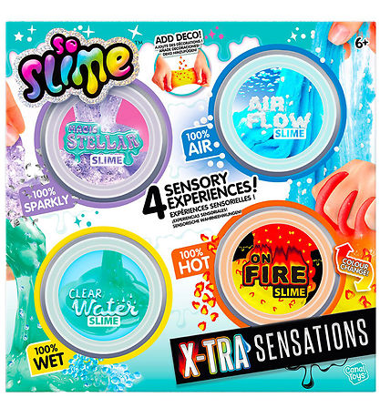 So Slime Slim - X-tra Sensationen - 4er-Pack
