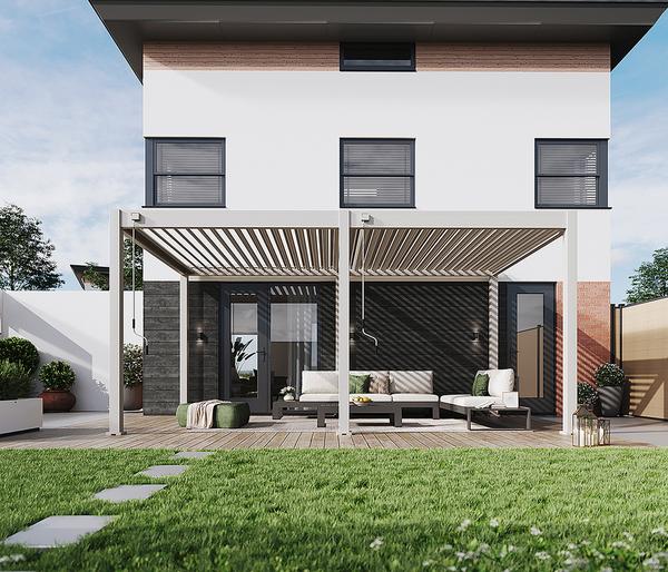 Weide Classic Pergola 3x5,3 Alu-Stahl, ca.