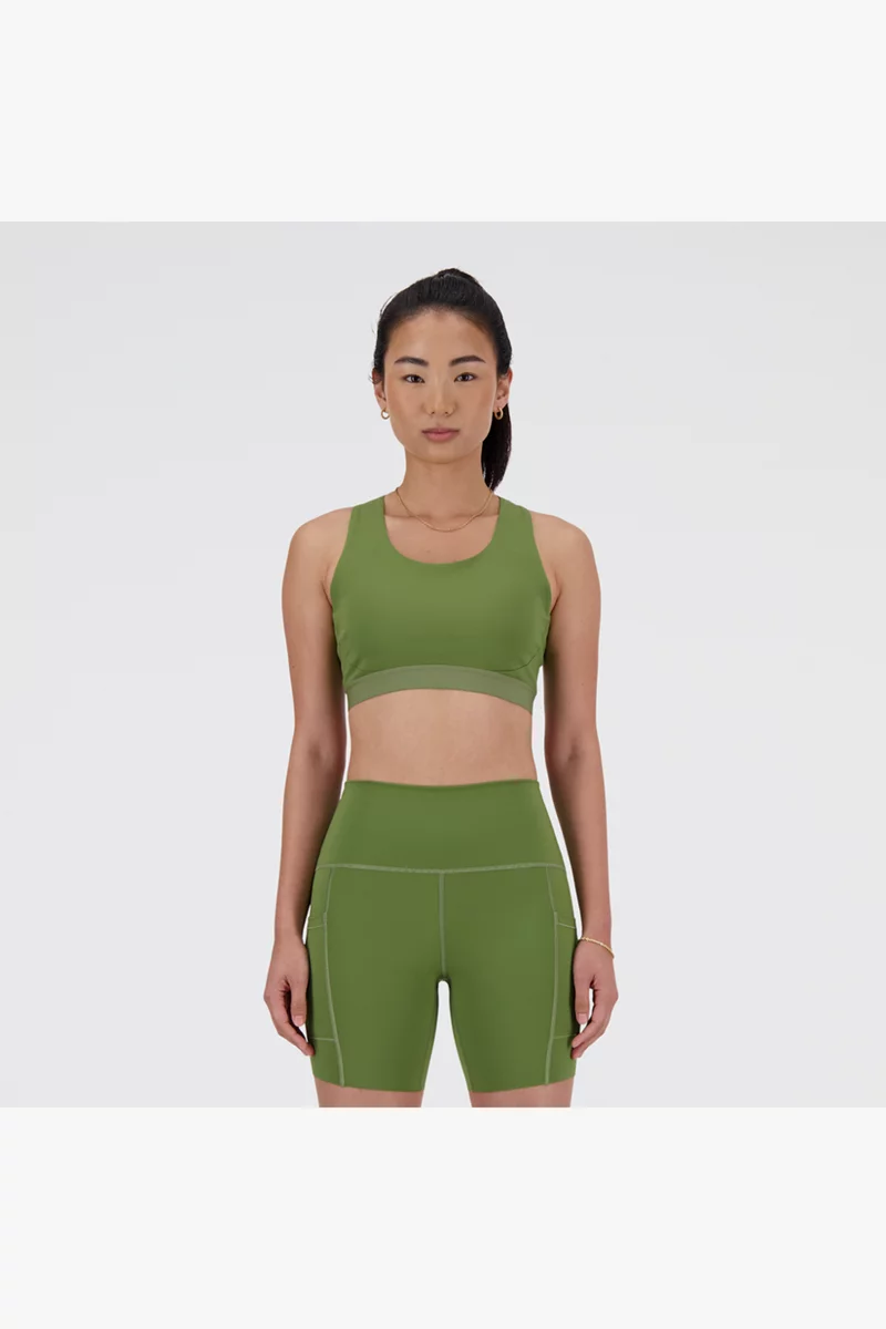 New Balance Athletics Medium Damen Sport-BH