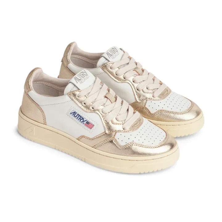 Autry Baskets Medalist Low Bicolore | Champagne