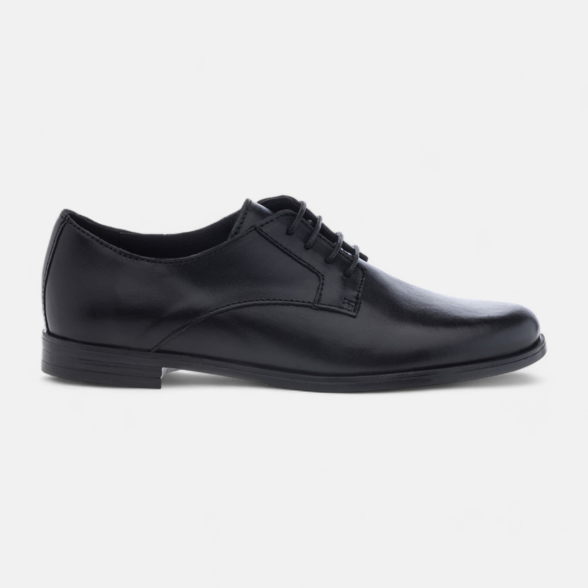 Derbies Femme en cuir noir