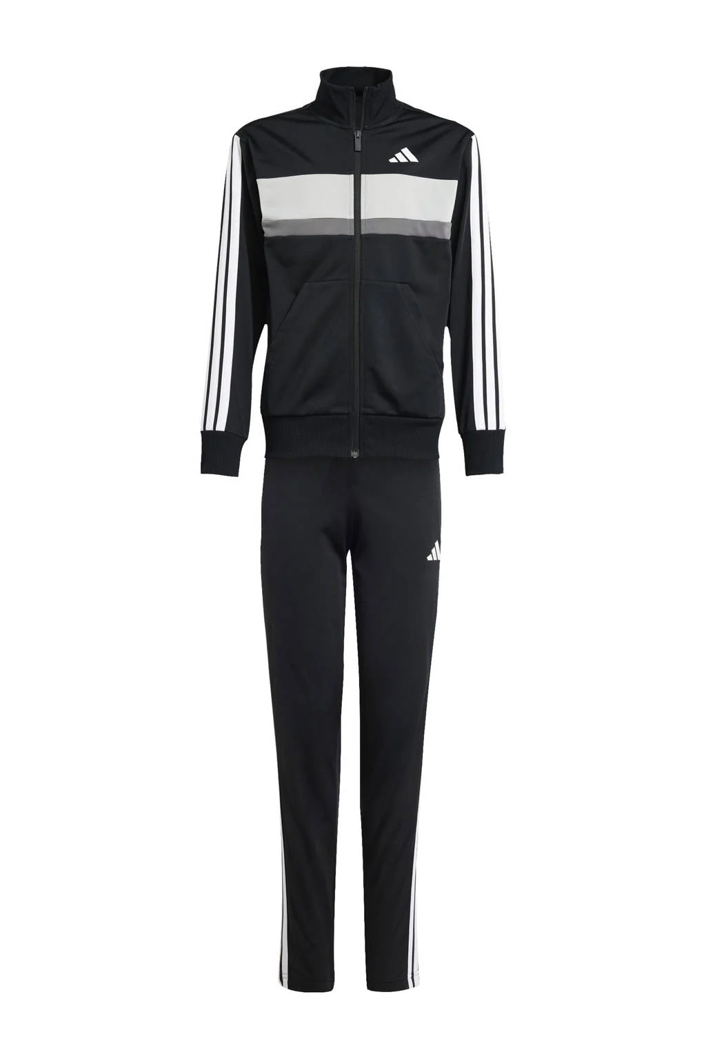 adidas Sportswear Juniortrainingspak zwart/wit