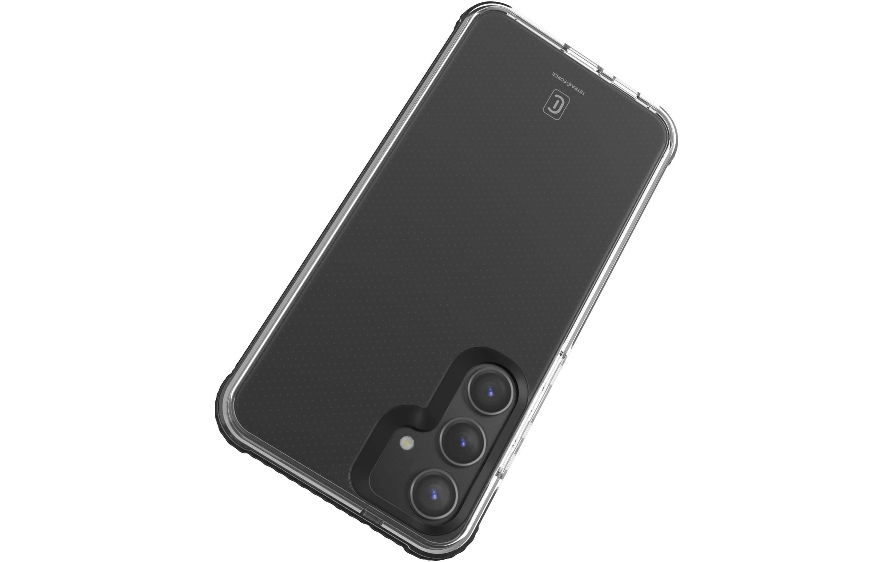 Back Cover Tetra Galaxy S25 TransparentSchutzhülle mit verstärkten Ecken für das Samsung Galaxy S25