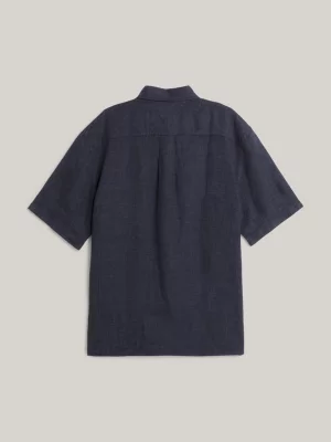 Camisa de manga curta Tommy Hilfiger x Vacation em linho