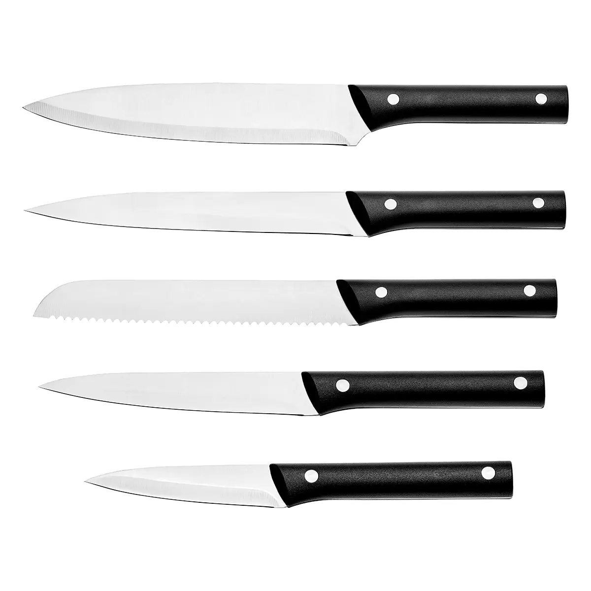 Chefmesser Luca Bessoni schwarz,silber
