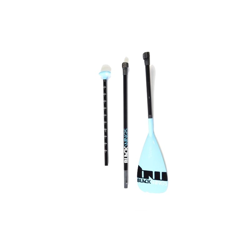 Pagaie Paddle Blackwings Carbon/Fibre Vario 3 parties - The Corner Shop