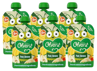 Olvarit 6m  Peer Banaan Knijpfruit 100GR