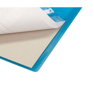 Clairefontaine Koverbook - Bloc de cours agrafé A4+ - 160 pages détachables perforées - grands carreaux (Seyes) - disponible dans différentes couleurs