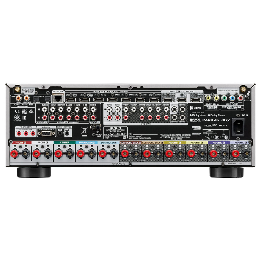 DENON AVC-X4800H Argent
