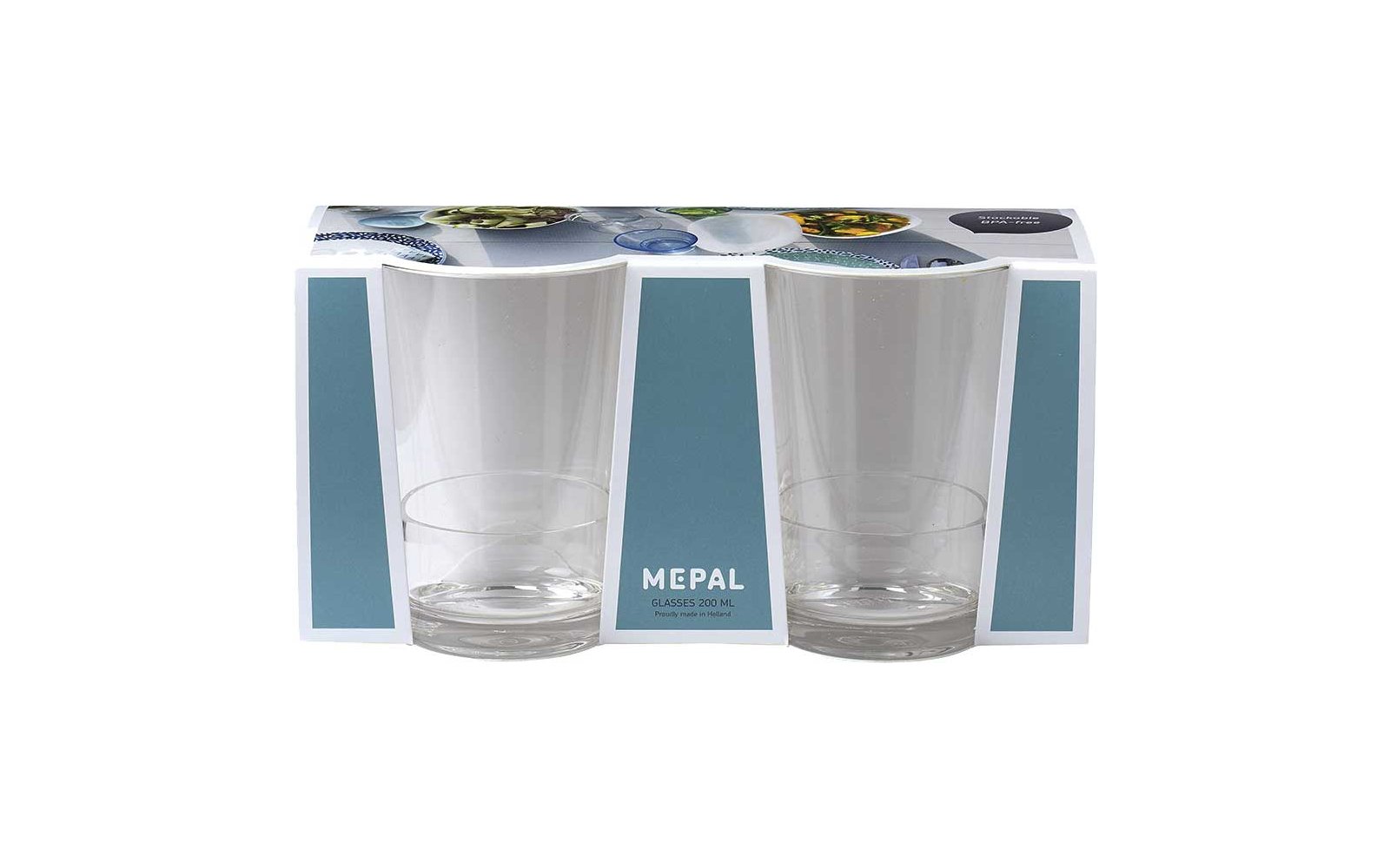 Mepal Flow Kunststoffglas 2 Stück 200 ml