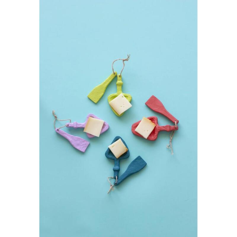 Poêlon et spatule à raclette 1x5x10/1x2,5x8cm - Kraft