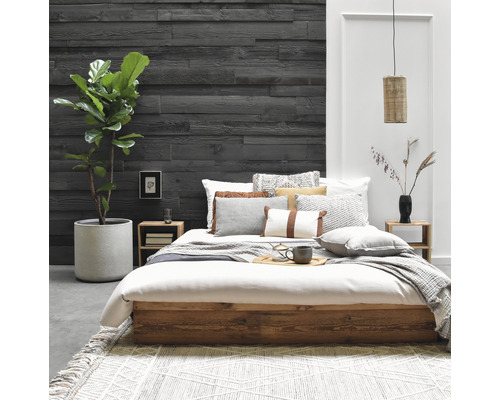 Barnwood echt houten paneel Montreal Blackwash, pak = 0,80 m²