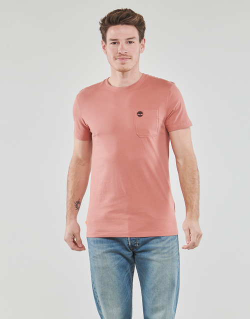 Timberland - SS DUNSTAN RIVER POCKET TEE SLIM - Rose
