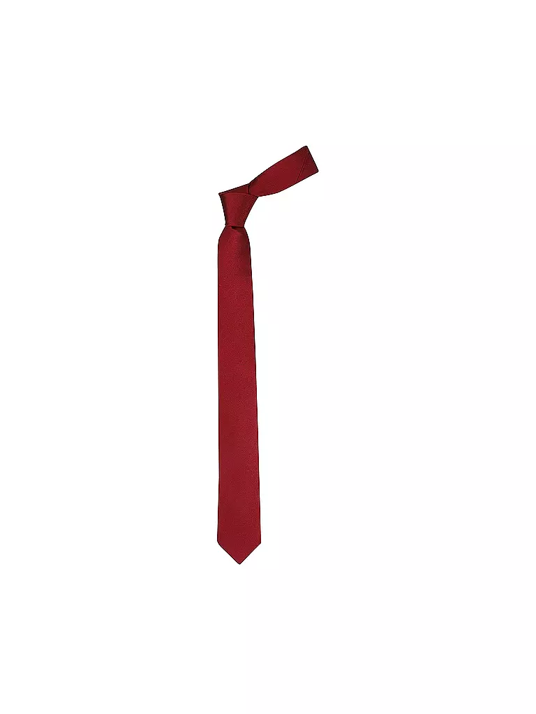 SEIDENFALTER Krawatte rot
