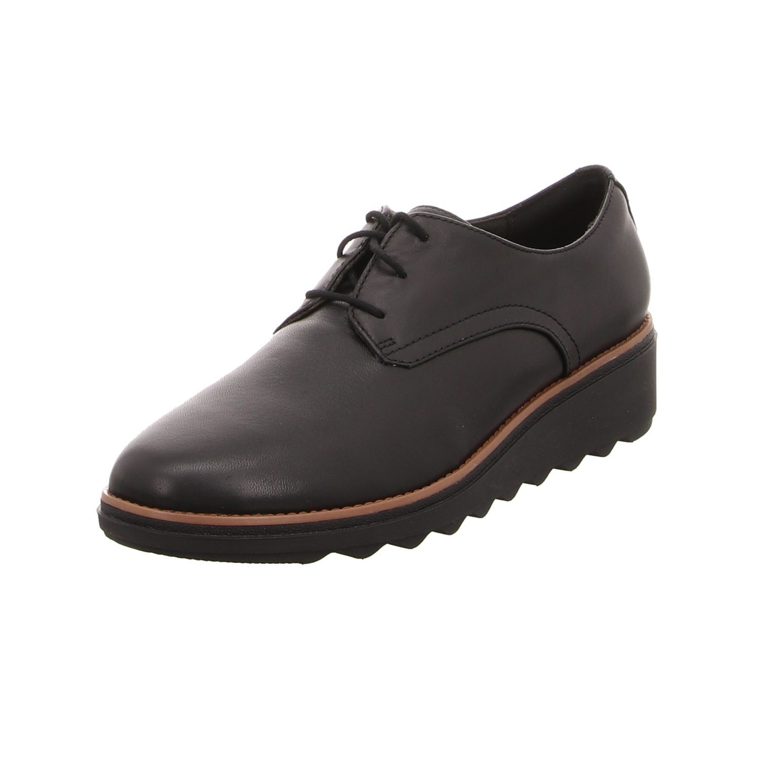Clarks Schnürhalbschuh schwarz